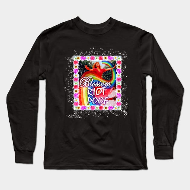 BLOSSOM RIOT POOF Long Sleeve T-Shirt by SortaFairytale